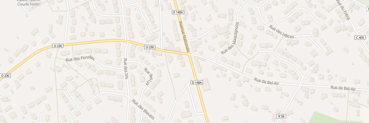 Plan du 1B Rue de la Gare à La Bazoge