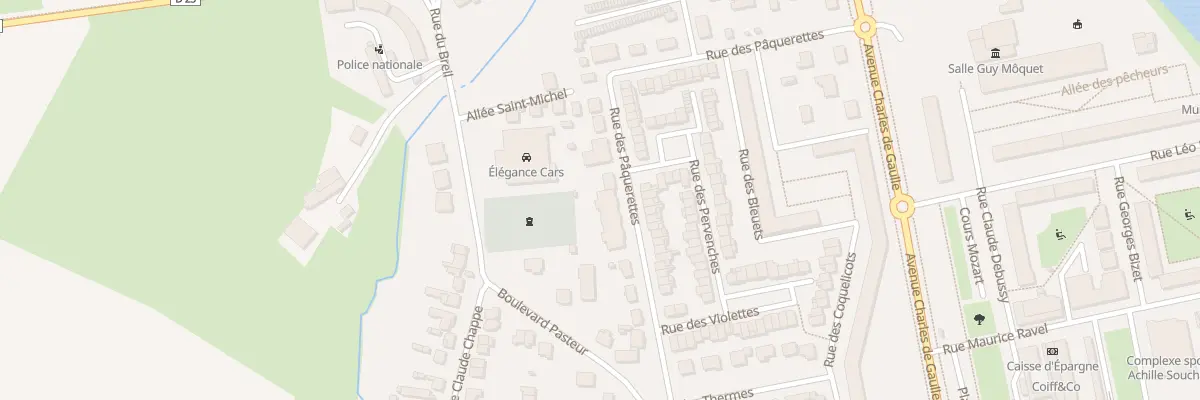 Plan du 20 Rue des Pâquerettes à Allonnes