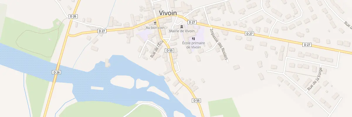 Plan du 11 Rue de Maresché à Vivoin