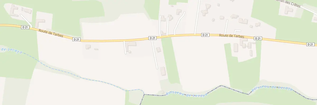 Plan du 47 Rte de Tarbes à Laslades