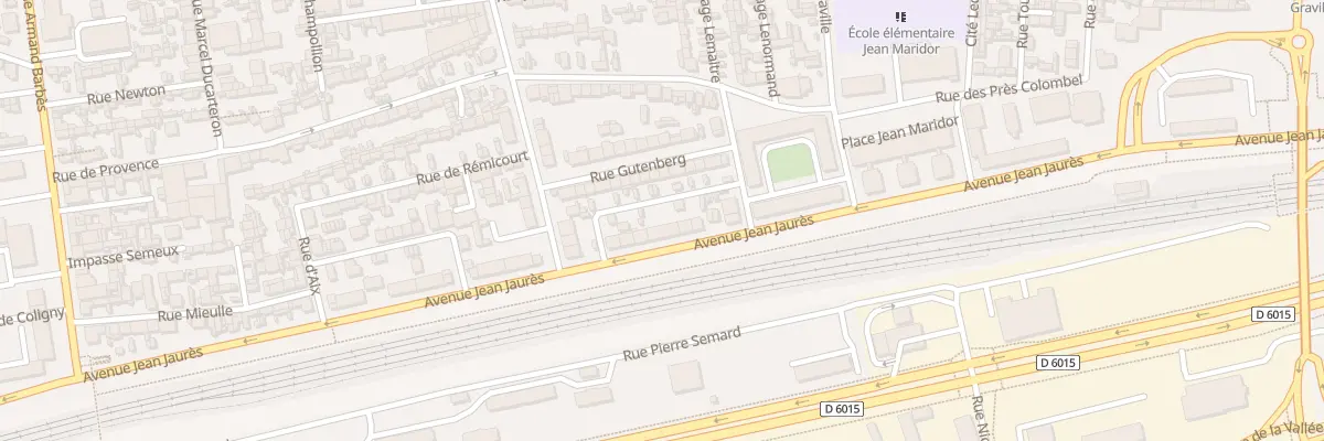 Plan du 125 Av Jean Jaurès au Havre