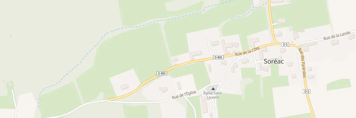 Plan du 5011 La Cavette à Soréac