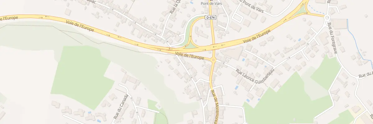 Plan du 48 Rue de Clérac à Sillac à Angoulême