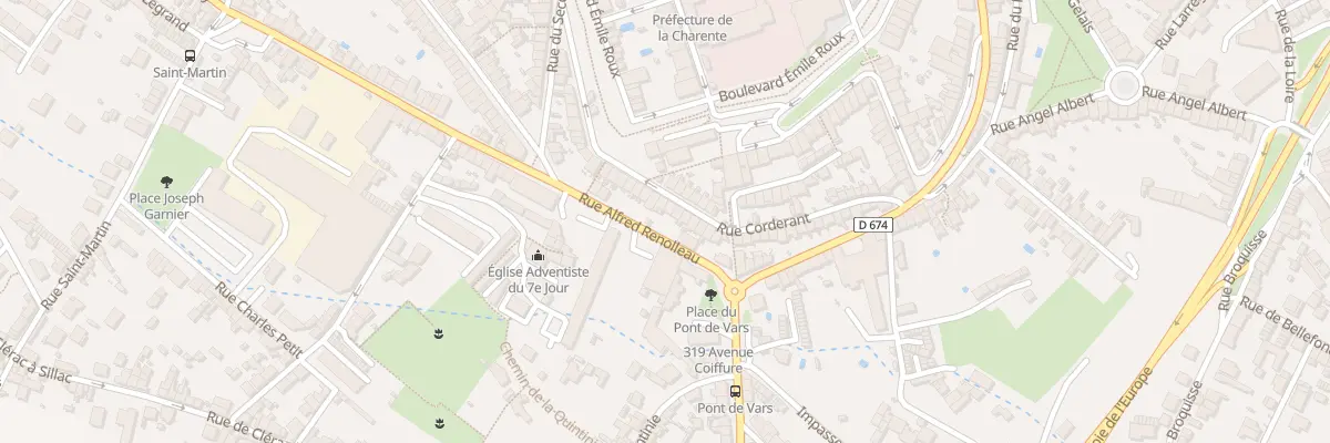 Plan du 43 Rue Corderant à Angoulême