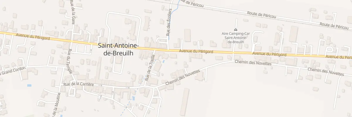 Plan du 52 Av du Périgord à Saint-Antoine-de-Breuilh