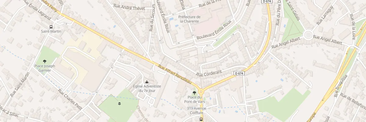 Plan du 42 Rue Corderant à Angoulême