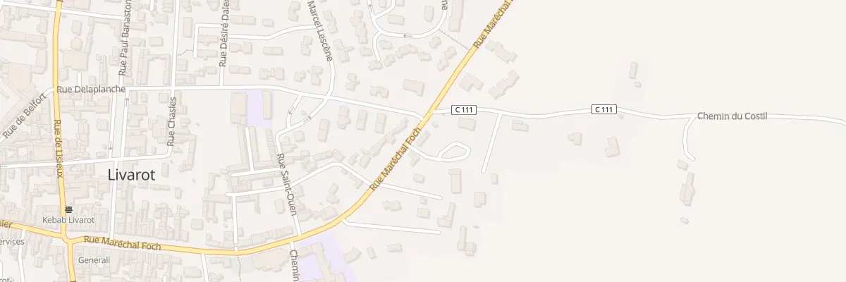 Plan du 75C Rue Mal Foch à Livarot-Pays-d’Auge