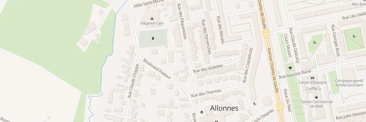 Plan du 26 Rue des Pâquerettes à Allonnes