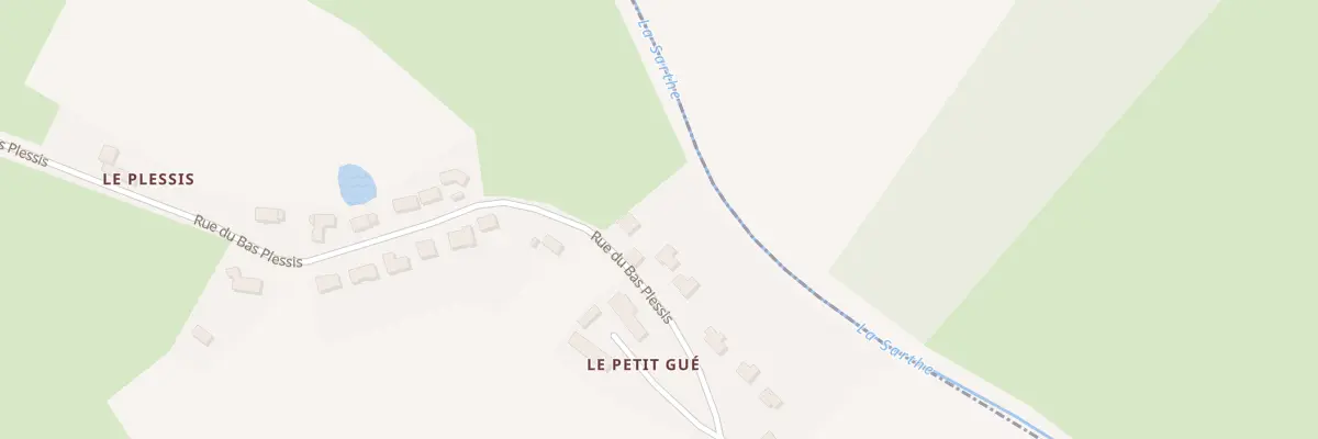 Plan du 64 Rue du Bas Plessis à Chenay