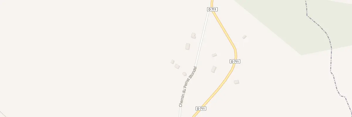 Plan du 5000 Le Perret Blondel à Mont-Ormel