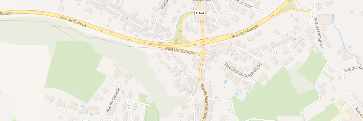 Plan du 40 Rue de Clérac à Sillac à Angoulême