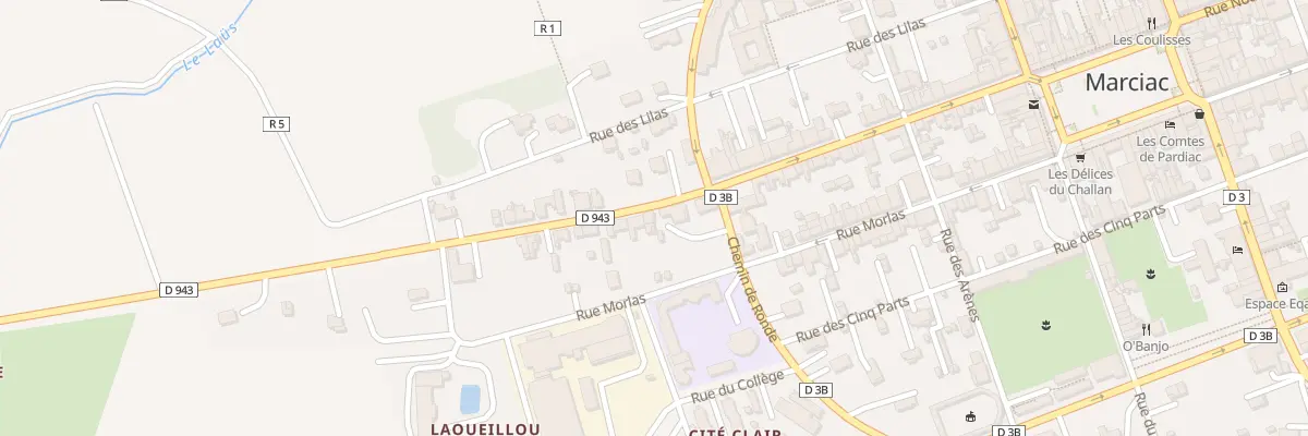 Plan du 45 Rue Saint-Pierre à Marciac