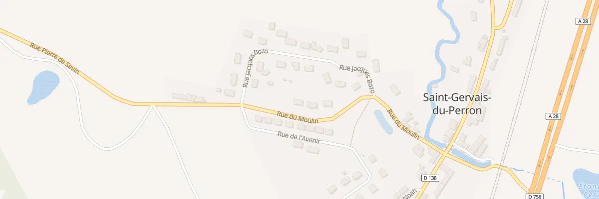 Plan du 14 Rue du Moulin à Saint-Gervais-du-Perron