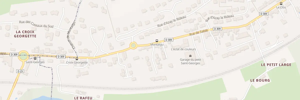 Plan du 315 Rue de Sablé au Mans