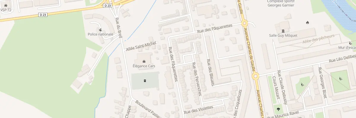Plan du 47 Rue des Pâquerettes à Allonnes