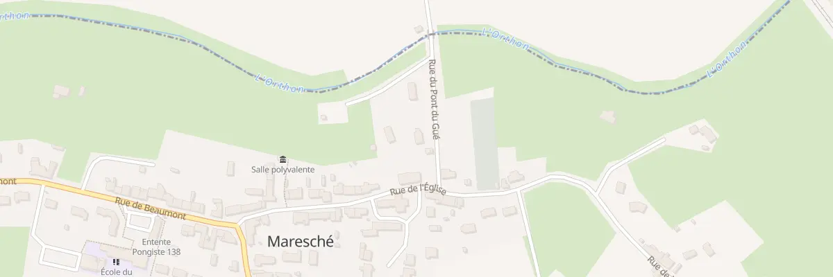 Plan du 1 Rue du Pont Du Gue à Maresché