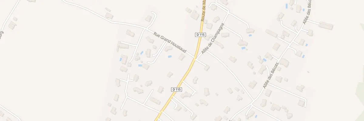 Plan du 1 Rue Grand Houstaud à Beaupuy