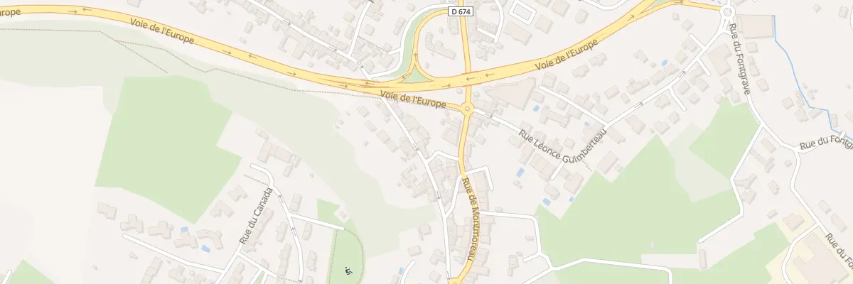 Plan du 30 Rue de Clérac à Sillac à Angoulême