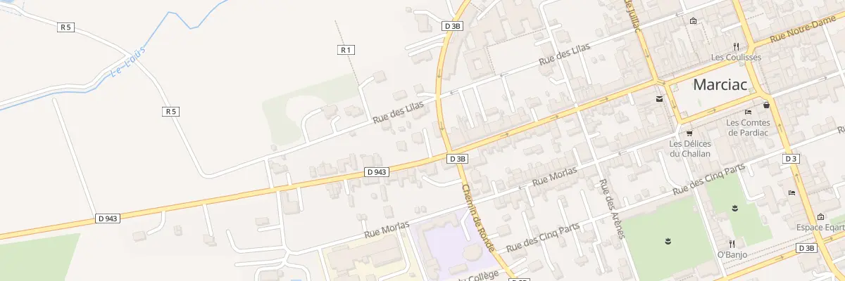 Plan du 36 Rue Saint-Pierre à Marciac