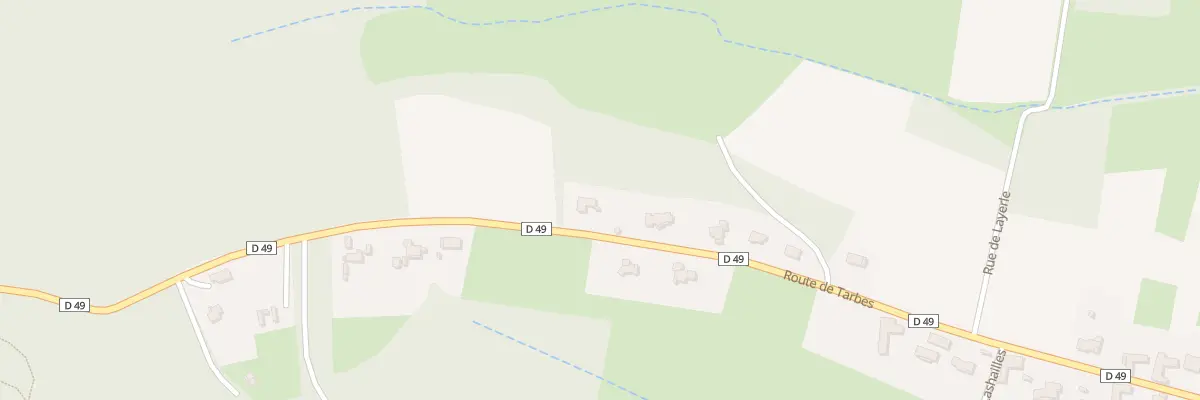 Plan du 62 Rte de Tarbes à Souyeaux
