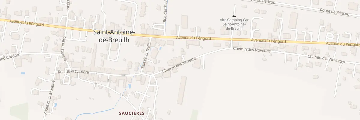 Plan du 99 Che des Novettes à Saint-Antoine-de-Breuilh