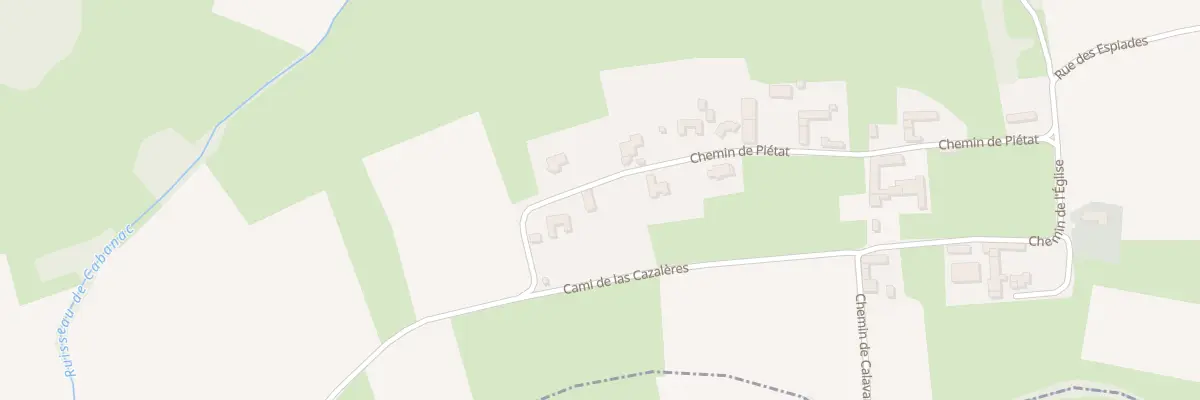 Plan du 23 Che de Piétat à Lespouey