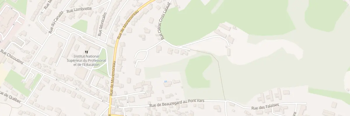 Plan du 29 Rue Clerac Croix Lalaud à Angoulême