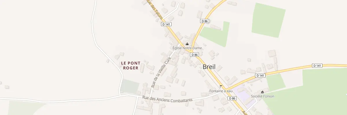 Plan du 5030 Rue de la Vieille Cure à Noyant-Villages
