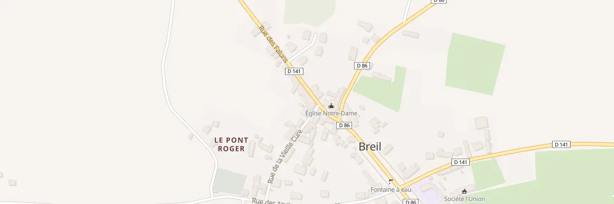Plan du 5032 Rue de la Vieille Cure à Noyant-Villages