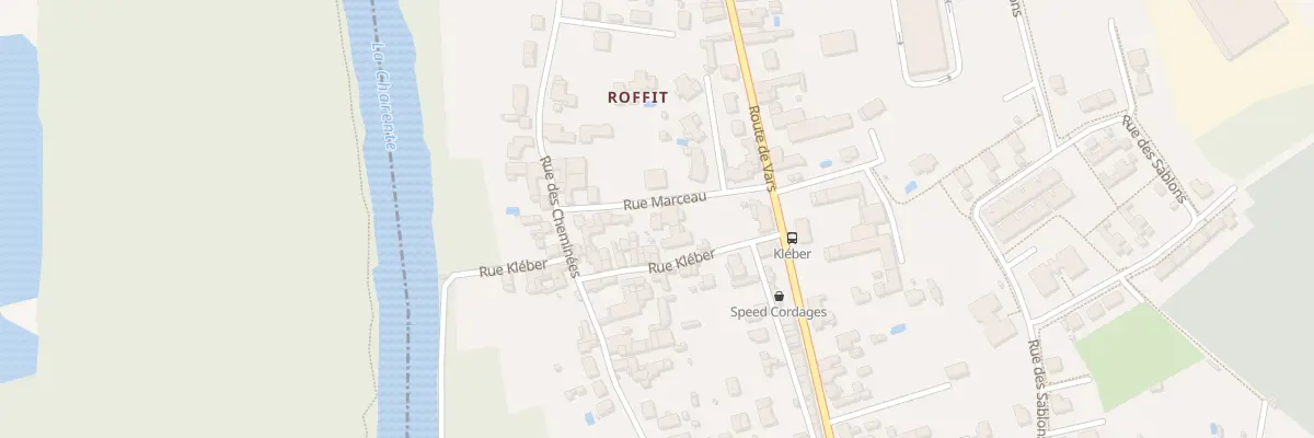 Plan du 16 Rue Marceau à Gond-Pontouvre