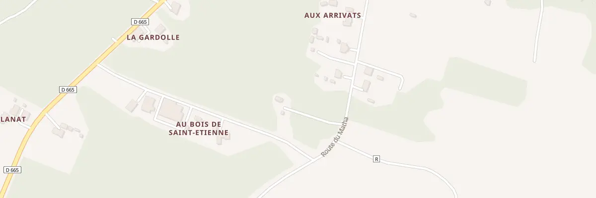 Plan du 5002 Au Bois de Saint Etienne à Durance
