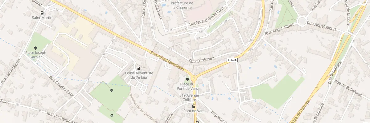 Plan du 35 Rue Corderant à Angoulême