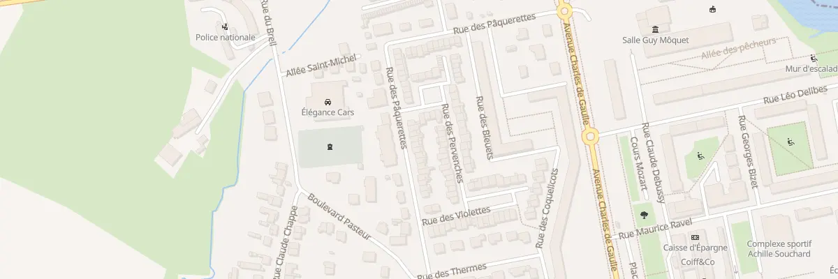 Plan du 57 Rue des Pâquerettes à Allonnes