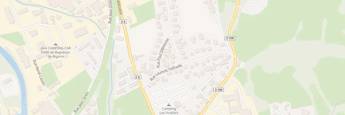 Plan du 1 Rue Joseph Pomès à Bagnères-de-Bigorre