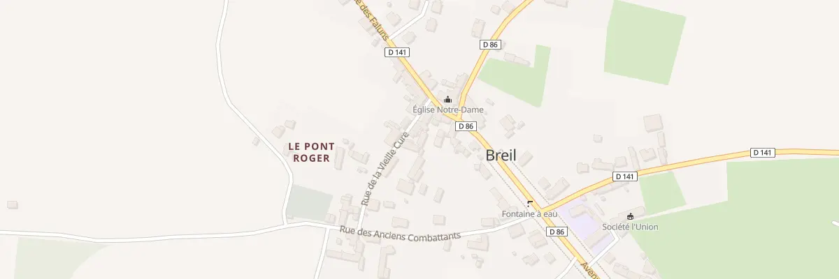 Plan du 5029 Rue de la Vieille Cure à Noyant-Villages