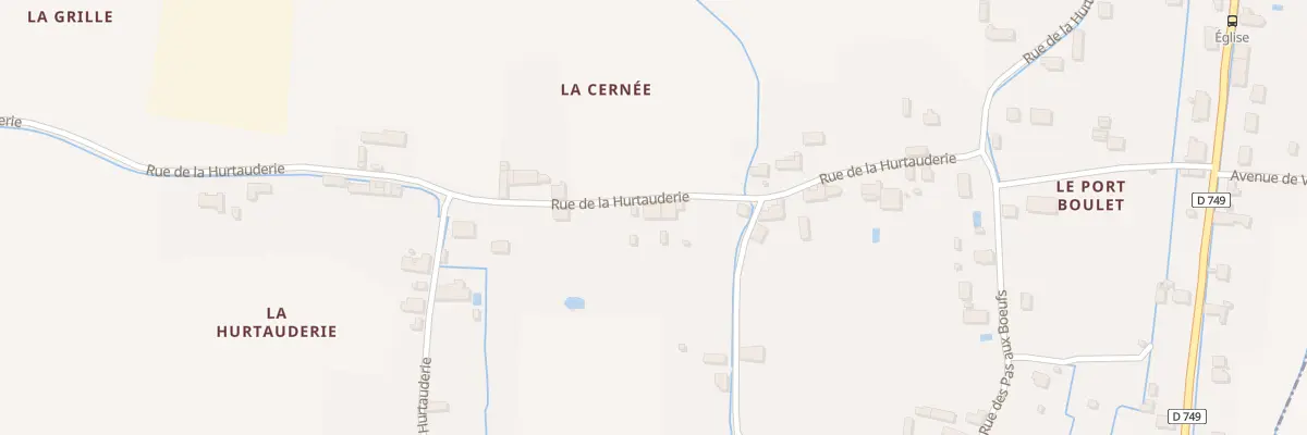 Plan du 27 Rue de la Hurtauderie à Chouzé-sur-Loire