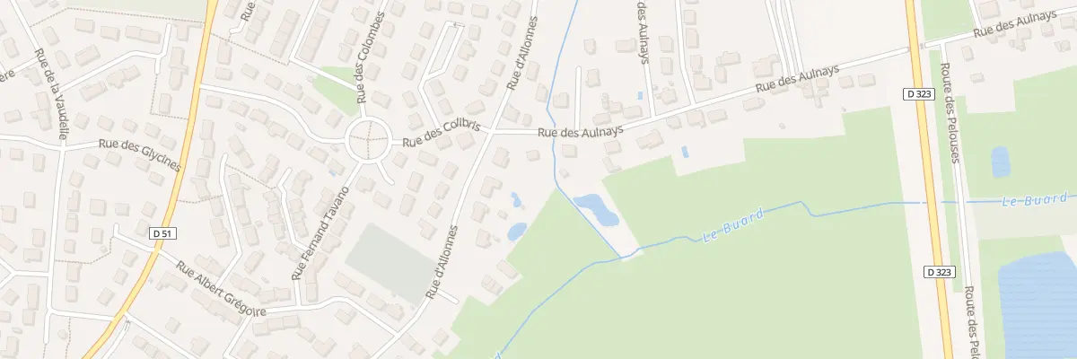 Plan du 6 Rue des Aulnays à Spay