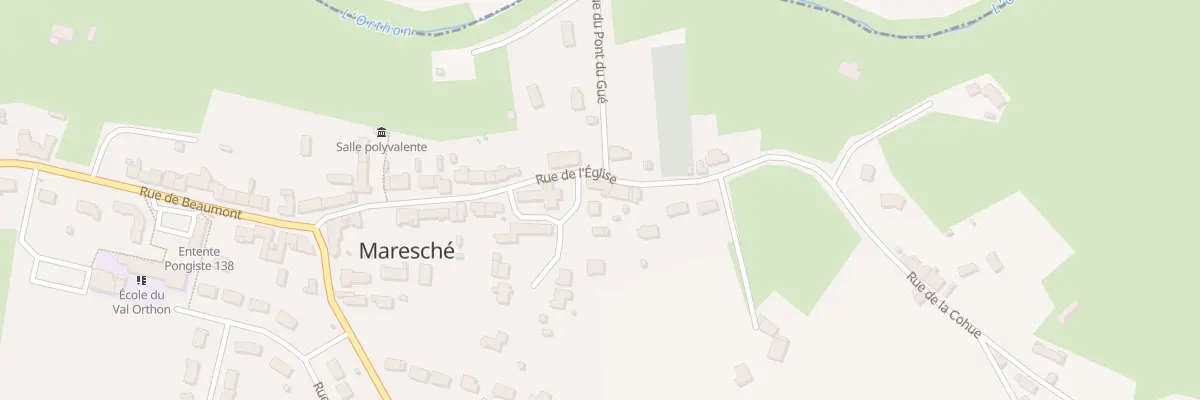 Plan du 15 Rue de L Eglise à Maresché