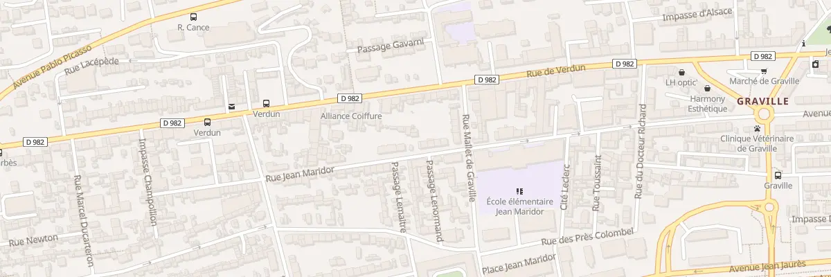 Plan du 35 Rue Jean Maridor au Havre