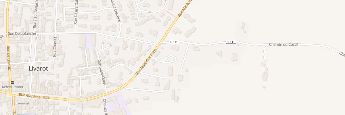 Plan du 75A Rue Mal Foch à Livarot-Pays-d’Auge