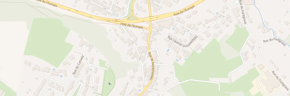 Plan du 153 Rue de Montmoreau à Angoulême