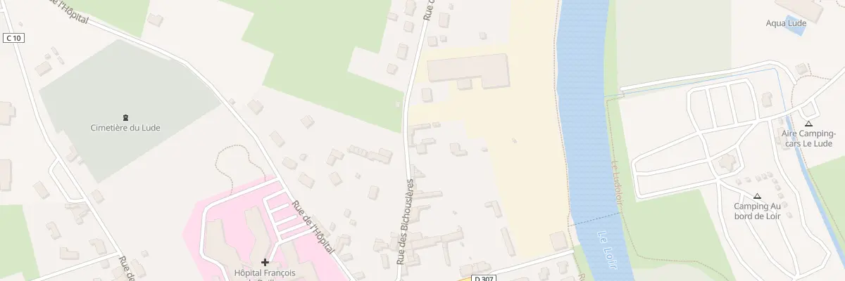 Plan du 12 Rue des Bichousieres au Lude