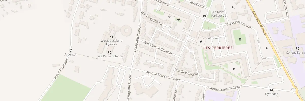Plan du 17 Rue Hélène Boucher à Allonnes