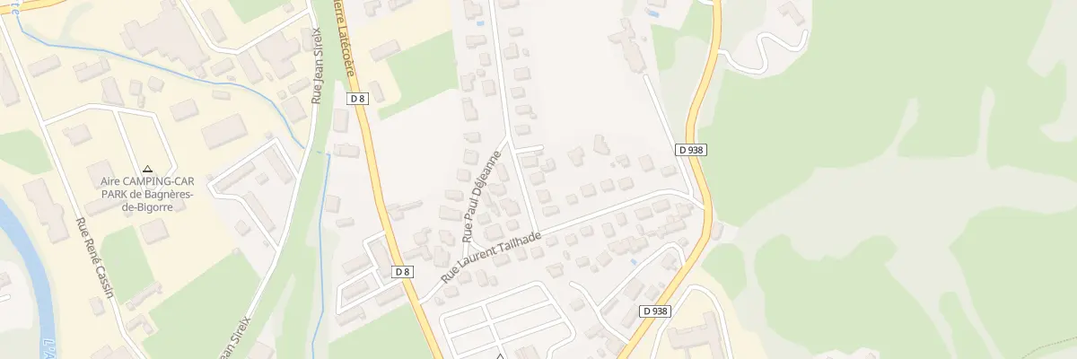 Plan du 6 Rue Joseph Pomès à Bagnères-de-Bigorre