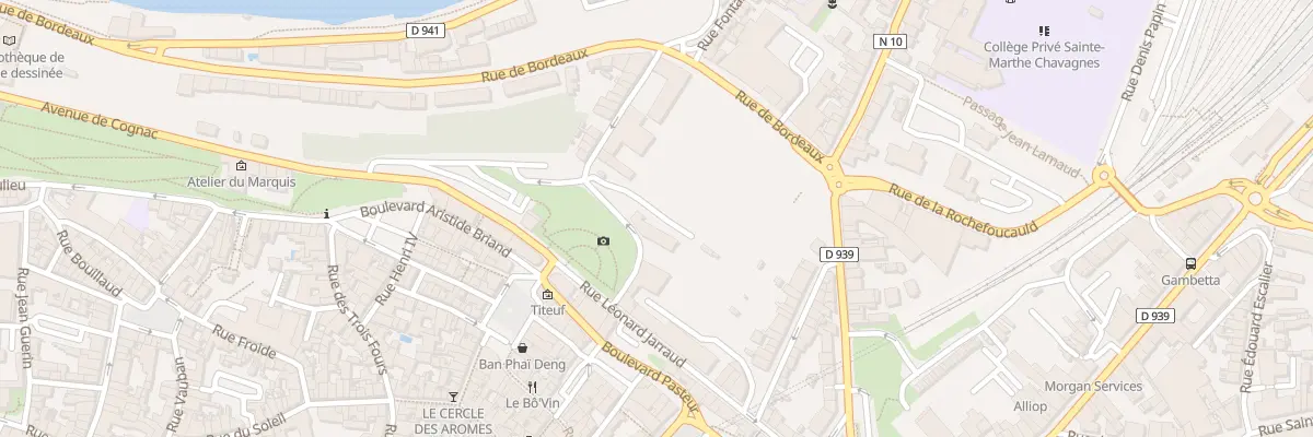 Plan du 2 Rue du Fort de Vaux à Angoulême