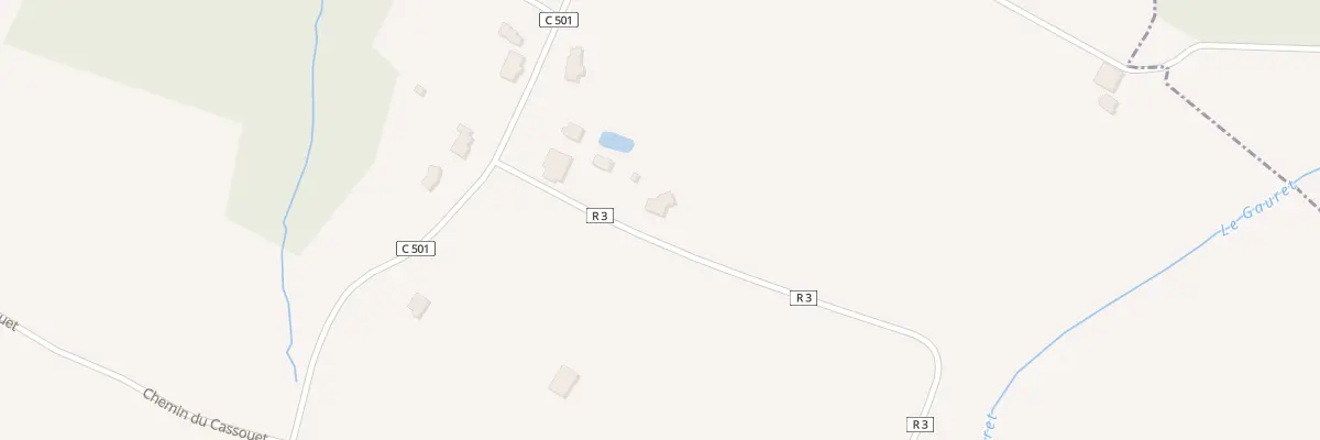 Plan du 141 Rte des Paliots à Sainte-Marthe