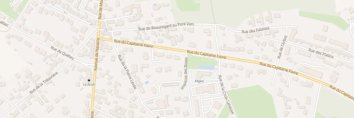 Plan du 23 Rue du Capitaine Favre à Angoulême