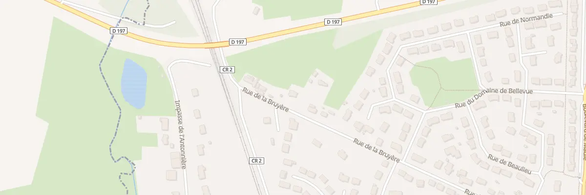Plan du 40 Rue de la Bruyere à Bousse