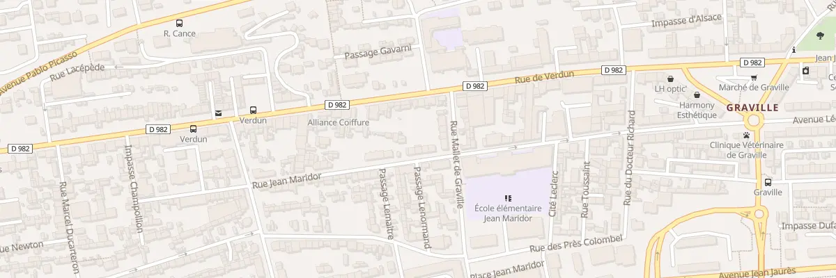 Plan du 39 Rue Jean Maridor au Havre