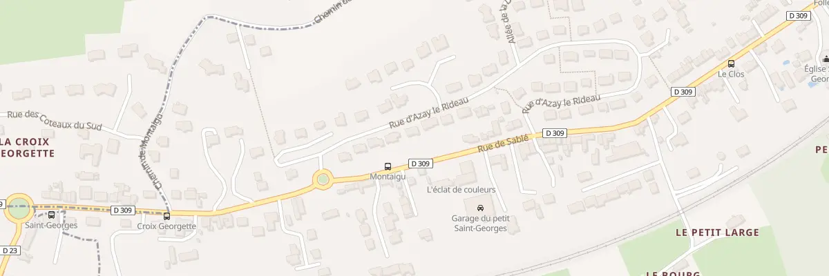 Plan du 31 Rue d’Azay-le-rideau au Mans
